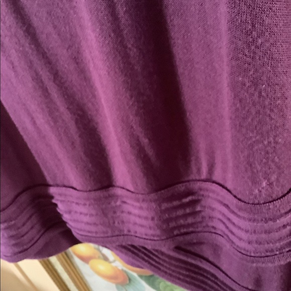 Grace Elements long sleeve top purple size Small round neck in great shape - Picture 4 of 6